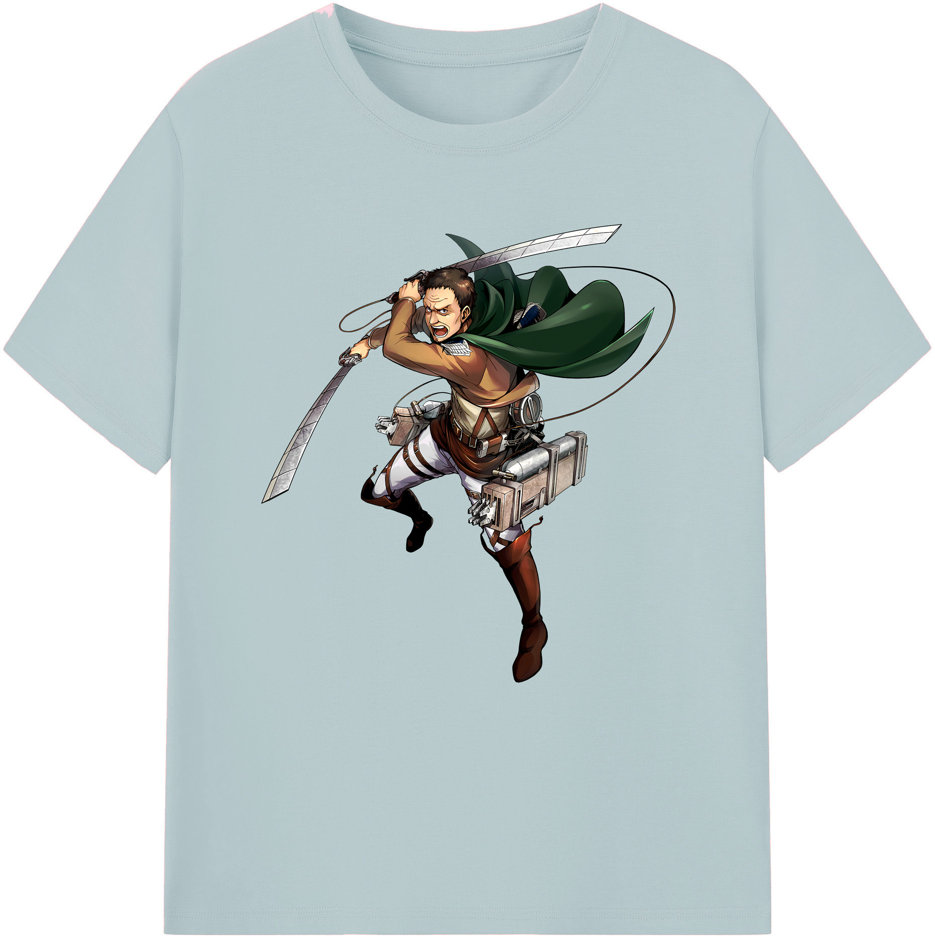 （画像用） 進撃の巨人 Attack on Titan 綿100％半袖Tシャツ（フロントプリント）